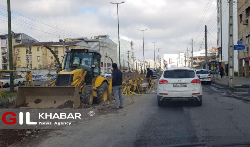 کلانشهر رشت اولین شالیزار آسفالته!