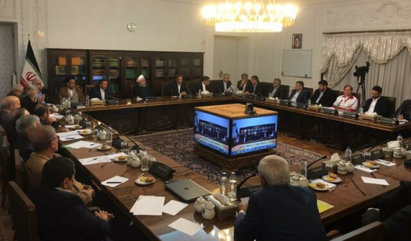 تشکیل جلسه ستاد مدیریت بحران کشور به ریاست روحانی