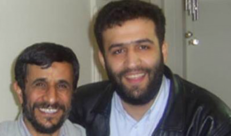 مداح توهین کننده به مقدسات اهل تسنن داماد خواهر محمود احمدی نژاد است