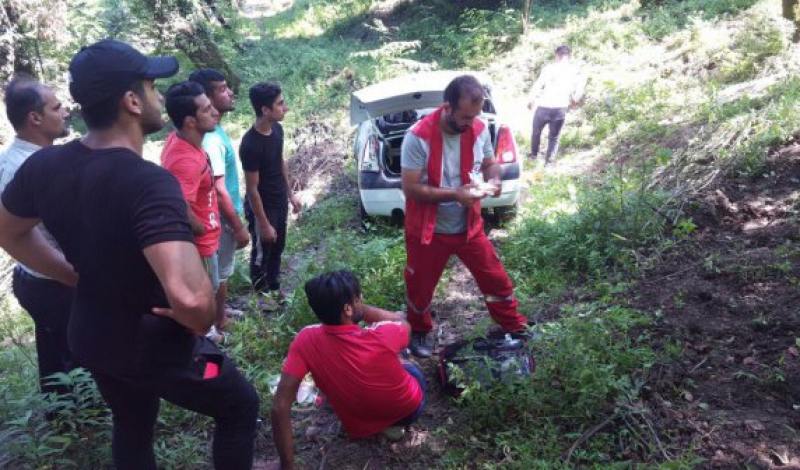حضور امدادگران هلال احمر گیلان در 34 مورد حادثه