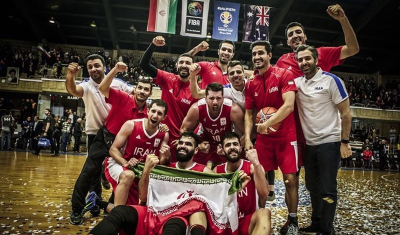 صعود 5 پله ای تیم ملی بسکتبال ایران در رنکینگ جهانی