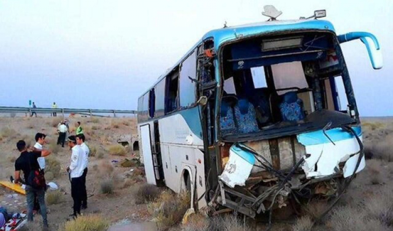 2 کشته و 30 مصدوم در تصادف اتوبوس حامل زائران ایرانی در شلمچه