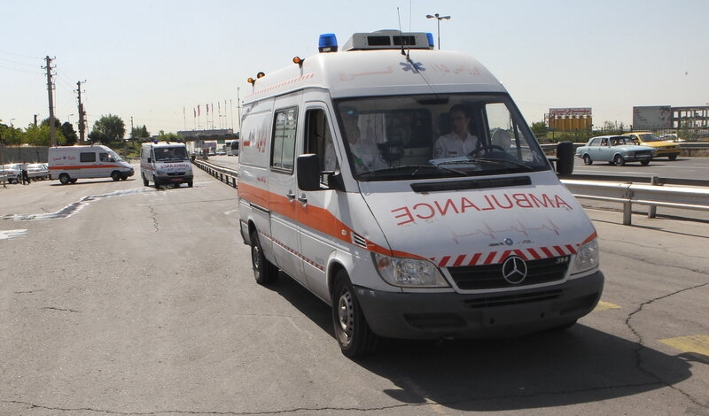 تصادف در محور رشت لوشان ۱۱ نفر را راهی بیمارستان کرد
