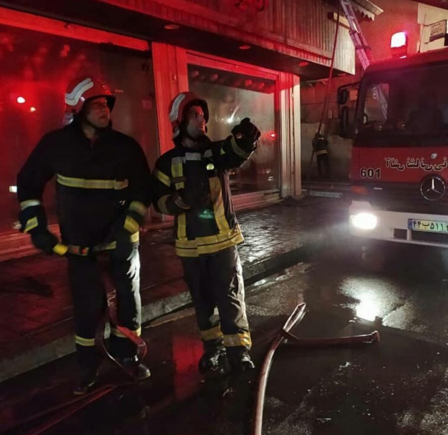 آتش سوزی در سبزه میدان رشت قربانی گرفت