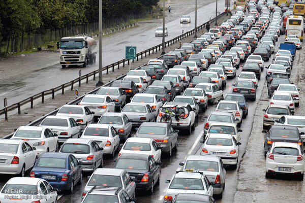 ترافیک سنگین در محور تهران - قم و تهران - شمال