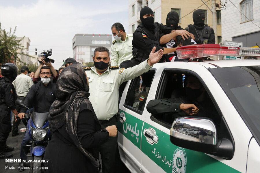 رییس پلیس تهران: مخالفان «ادای روشنفکری» در می آورند / رییسی: تعرض به متهم مجاز نیست