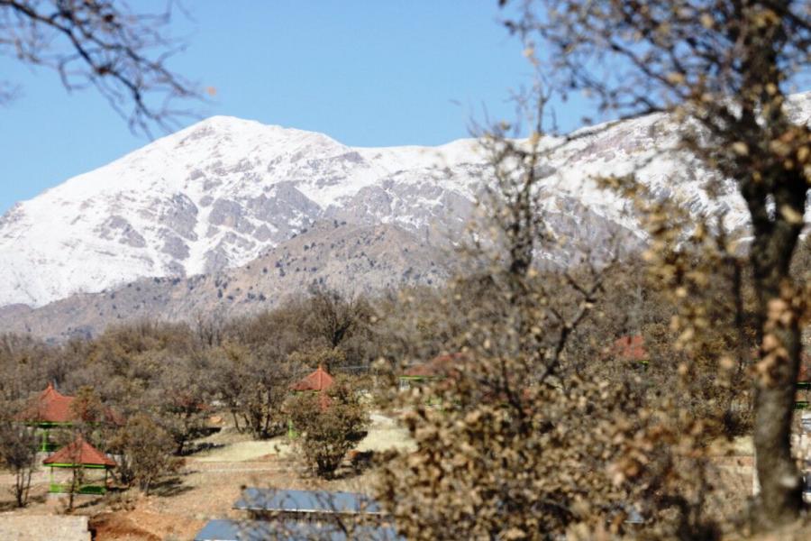 برف کوهستان های املش را سفیدپوش کرد