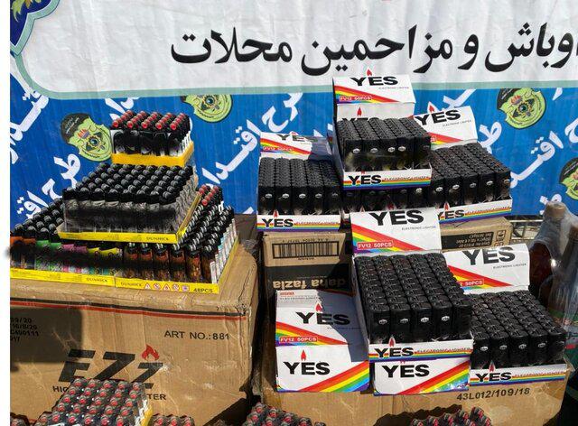 کشف ۵۰ هزار فندک  با طرح های مبتذل و مستهجن در تهران