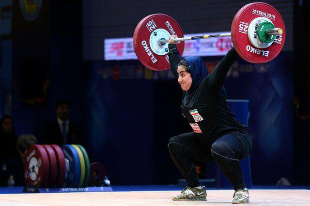 دختر وزنه بردار ایران به المپیک توکیو نمی رود