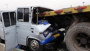 مصدوم شدن ۱۱ نفر در حادثه رانندگی در بندرانزلی