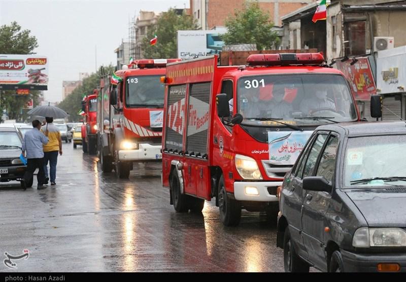 ترافیک و راه ندادن اتومبیل ها، آتشی سوزان تر از حادثه در رشت