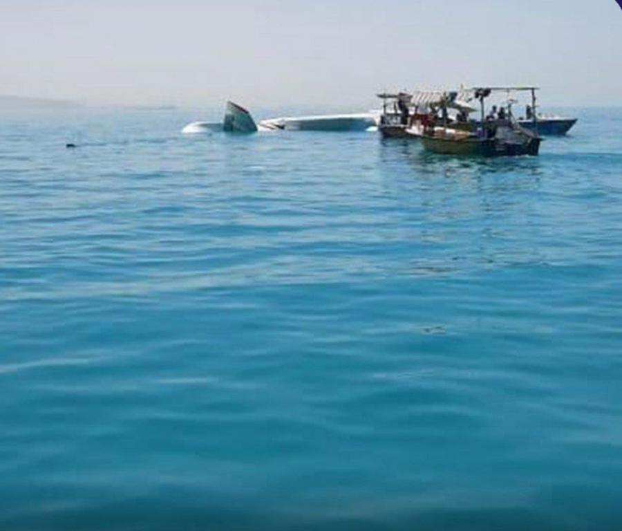 سقوط هواپیمای آموزشی در آبهای حوالی قشم هرمزگان