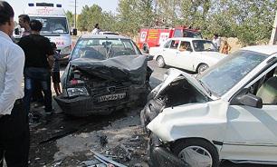 ۸ زخمی در تصادف رانندگی خشکبیجار 