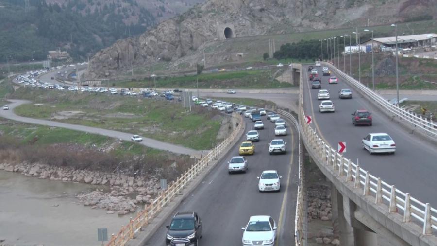 ترافیک روان در جاده های خروجی گیلان