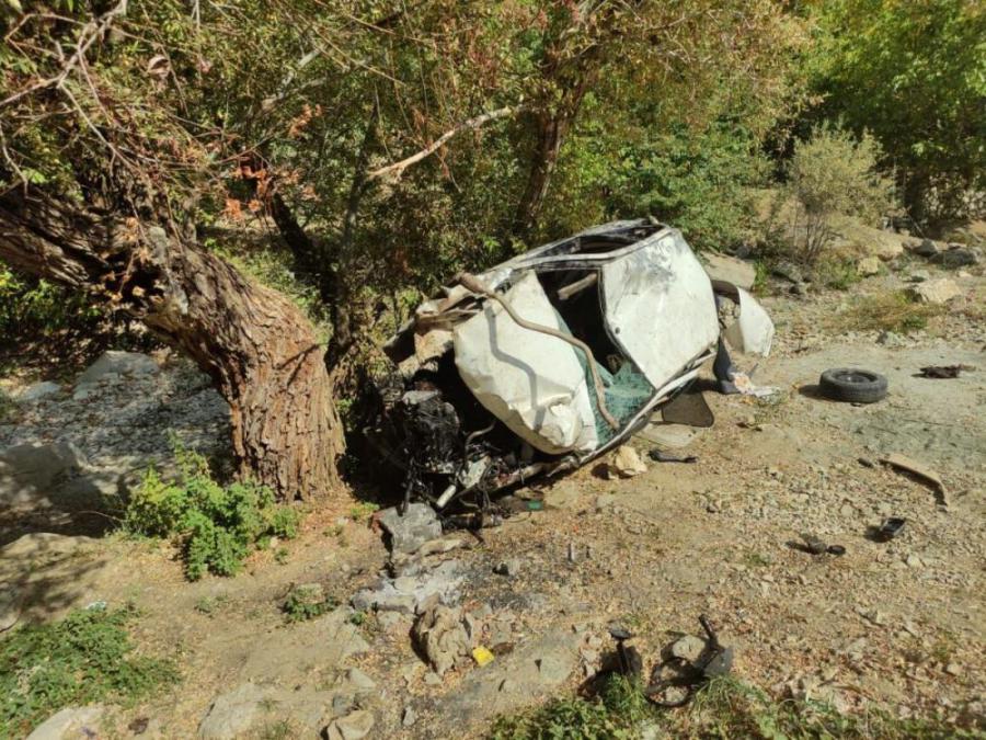 ۷ کشته بر اثر تصادف خاور با پژو ۲۰۶ در گیلان