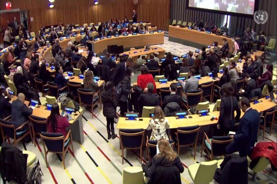 تصویب قطعنامه پایان دادن به حضور ایران در کمیسیون مقام زن سازمان ملل