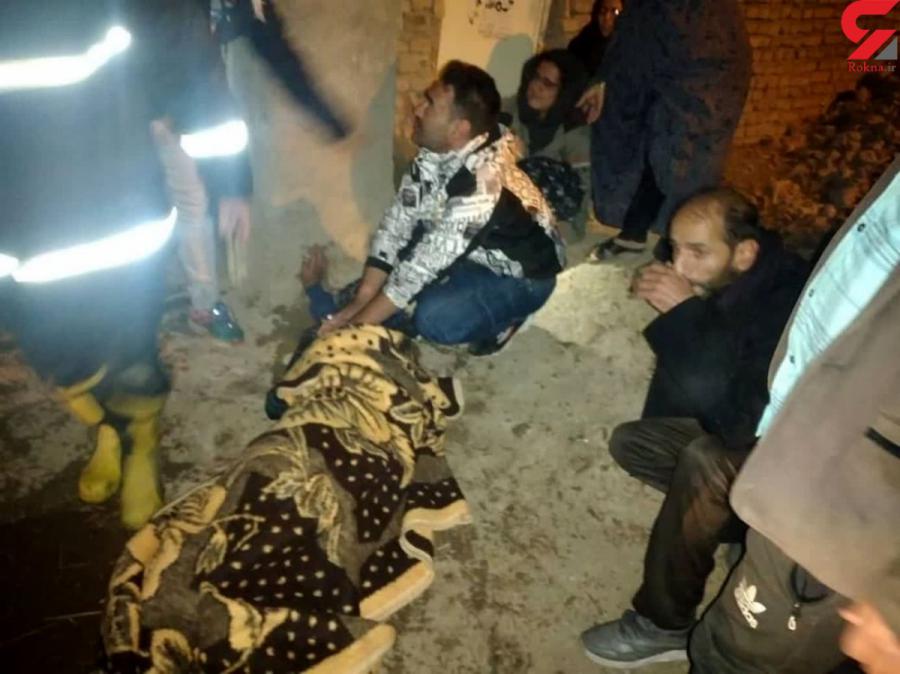  خودکشی سوزناک مرد نیشابوری / خودش و خانه اش را به آتش کشید + عکس 