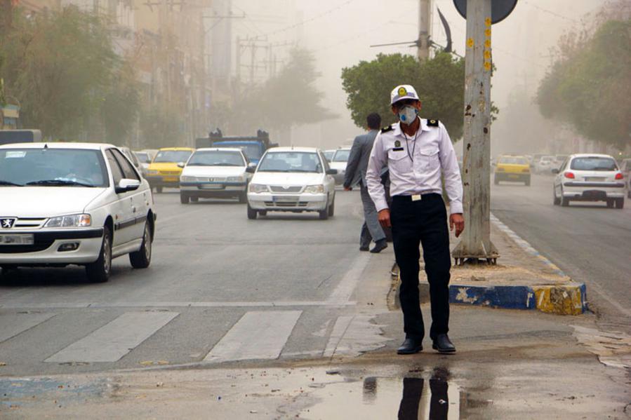 مأموران پلیس راهور؛ مظلوم ترین قشر در برابر آلودگی هوا هستند 