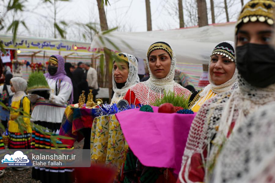گزارش تصویری جشنواره آئین استقبال از نوروز به همراه پخت سمنو در آستانه اشرفیه