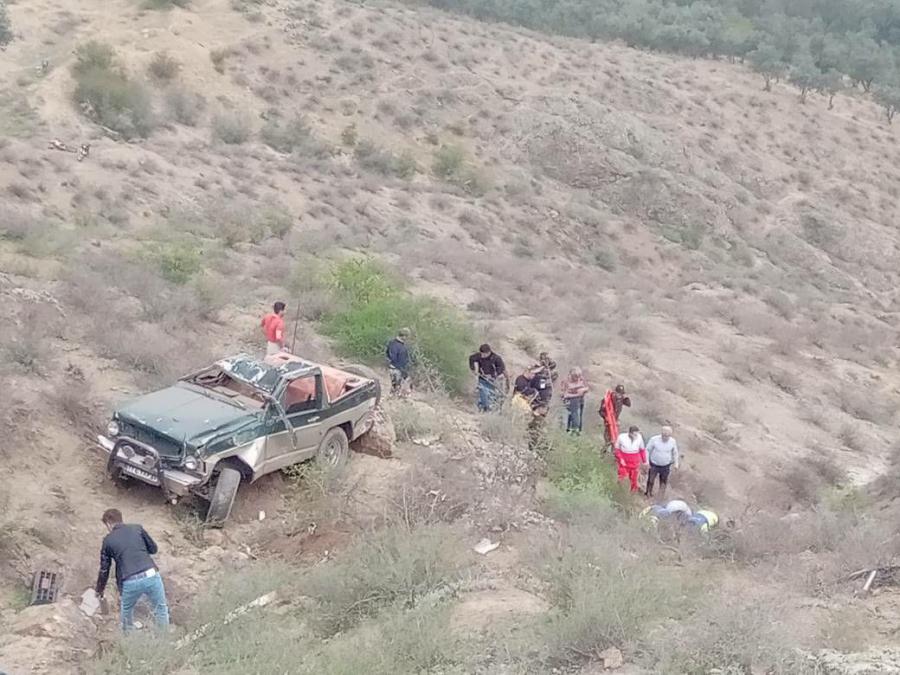 دو مصدوم در حادثه سقوط خودروی پاترول به دره در رودبار