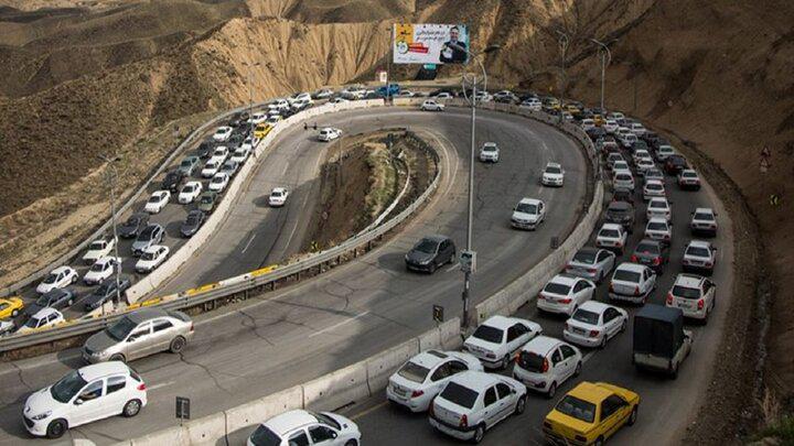 جاده‌های استان تهران به سمت شمال یکطرفه شد