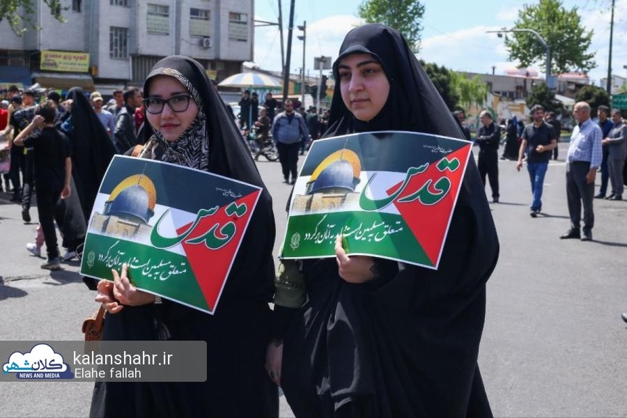 گزارش تصویری راهپیمایی روز قدس و حمایت از مردم فلسطین در رشت