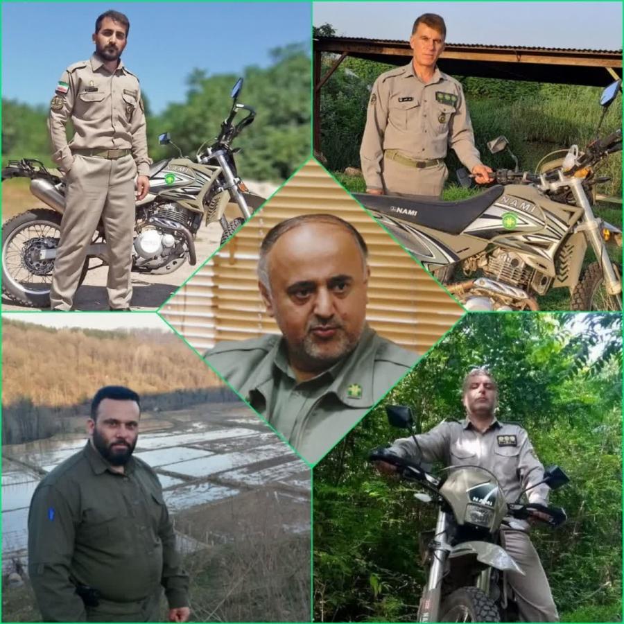 ۴ محیط بان گیلان در جمع محیط بانان نمونه کشوری