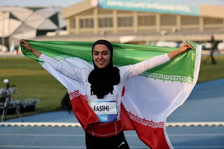 فرزانه فصیحی در قزاقستان رکورد شکست و قهرمان شد