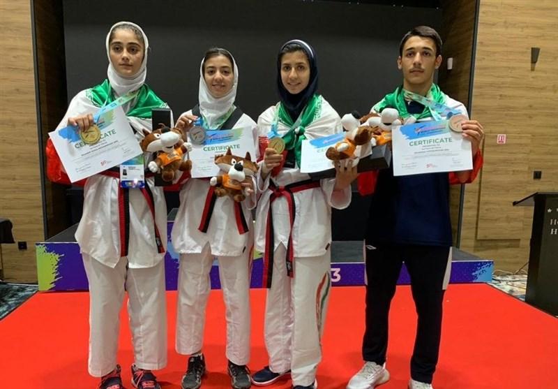 دختران نونهال تکواندو ایران قهرمان جهان شدند