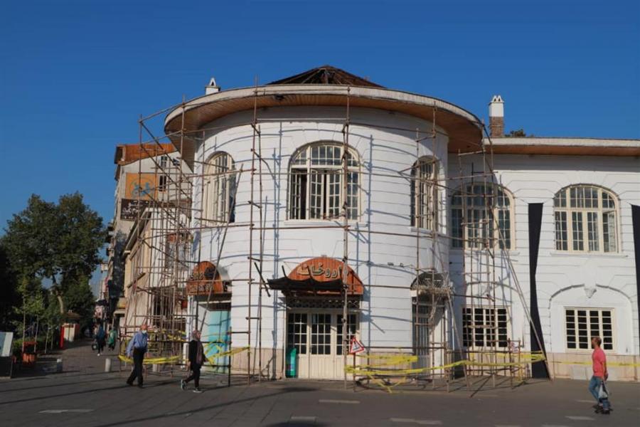 مرحله دوم مرمت بنای تاریخی عمارت شهرداری رشت آغاز شد