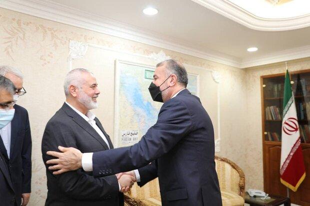 هنیه:ملت فلسطین همچنان راه مقاومت را در پیش گرفته است
