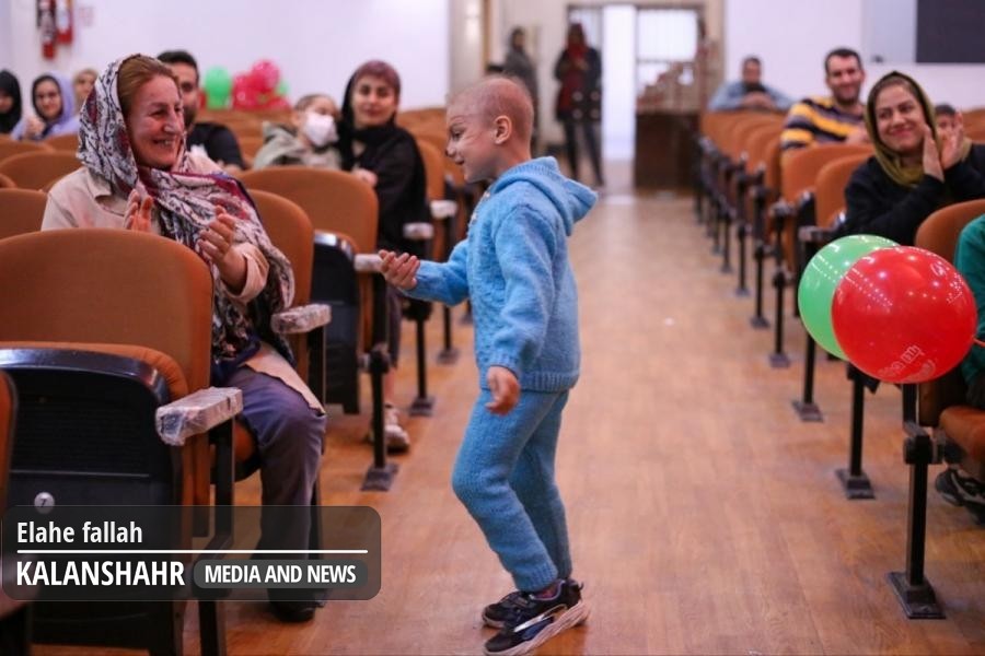 گزارش تصویری جشن یلدای کودکان بستری در بخش خون بیمارستان ۱۷ شهریور