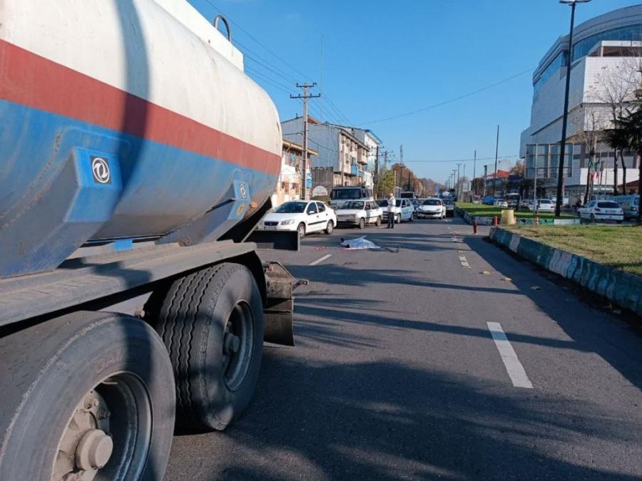 راننده کامیون پیرمرد رشتی را زیر گرفت و فرار کرد 