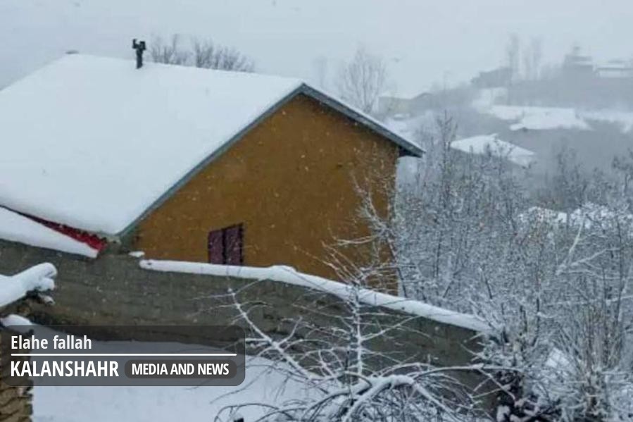 گزارش تصویری بارش برف زمستانی در اشکورات رودسر 