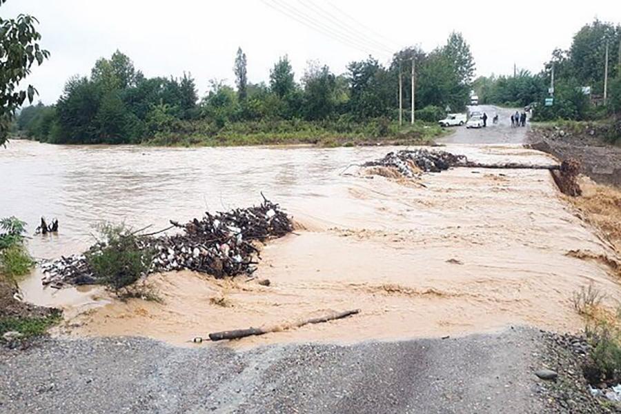 احتمال سیلابی شدن رودخانه‌های گیلان