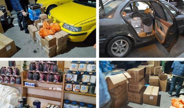 کشف کالا های قاچاق میلیاردی و توقیف خودرو های شوتی در رودبار