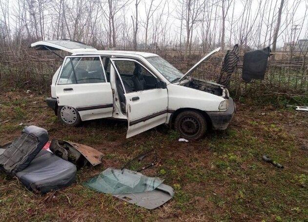 بازداشت ۲ دزد حین اوراق کردن پراید سرقتی در رشت