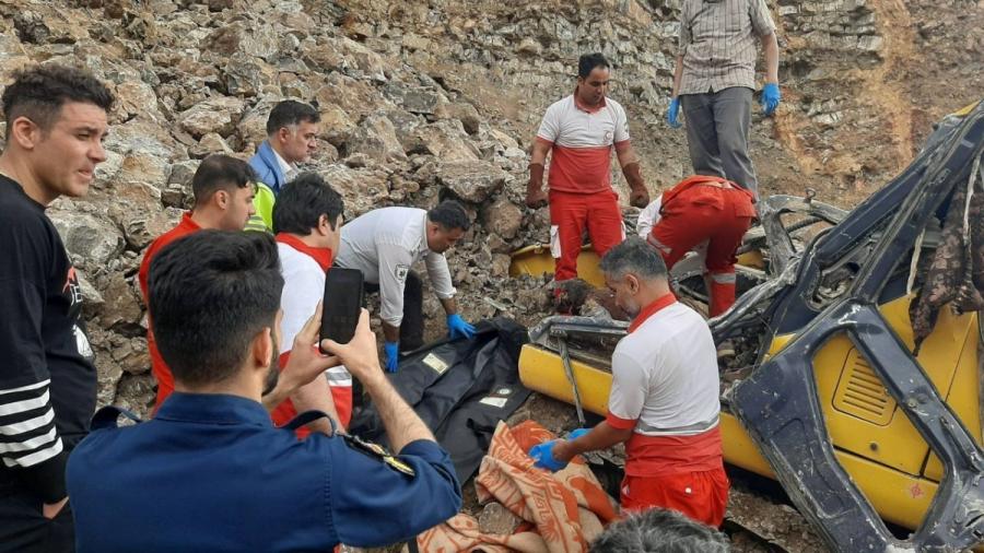 حادثه دلخراش در معدن سنگ کرماک شهر رودبار