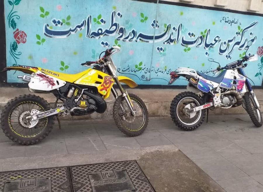 توقیف موتور کراس‌های قاچاق در رشت