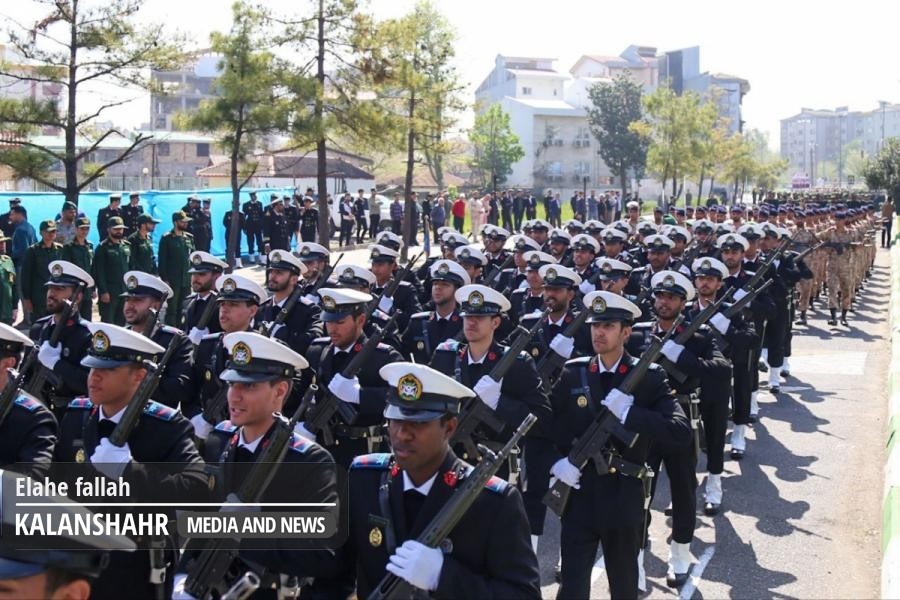 گزارش تصویری؛ رژه پیاده و موتوری روز ارتش در رشت