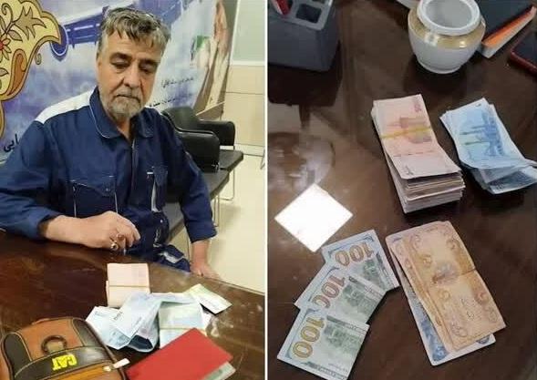 کارگر فرودگاه کیف پول ۷۲ میلیونی را به صاحبش بازگرداند