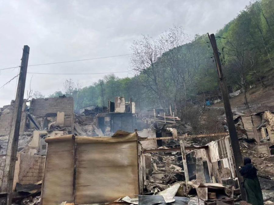 پرونده قضایی برای آتش سوزی روستای امامزاده ابراهیم تشکیل می شود