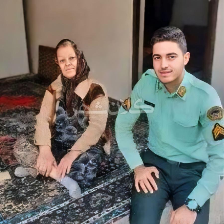 پلیس جوان گیلانی، زن سالخورده را از میان آتش نجات داد