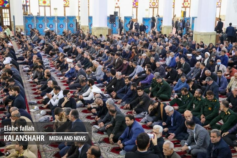 گزارش تصویری؛سوگواری با یاد آیت الله رئیسی و همراهان در مصلای رشت