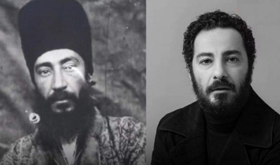 شباهت عجیب نوید محمدزاده با خانِ قاجاری و شوخی بازیگران؛نویدتر از محمدزاده است