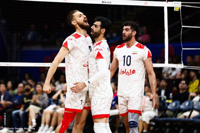 والیبال ایران پانزدهم شد +جدول