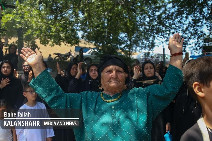 گزارش تصویری؛ مراسم سنتی عزاداری عاشورا در گنجه رودبار