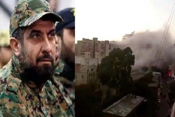 پیکر فواد شُکر از زیر آوار خارج شد