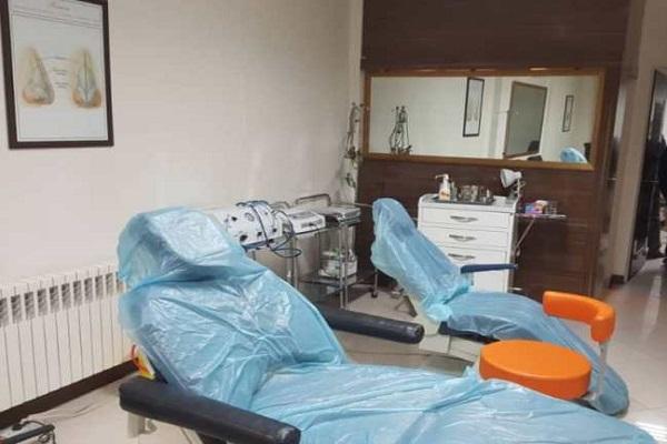 پلمب کلینیک زیبایی غیرمجاز پوست، مو و زیبایی در رشت