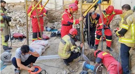 مرگ کارگر جوان هنگام نجات همکار از عمق چاه